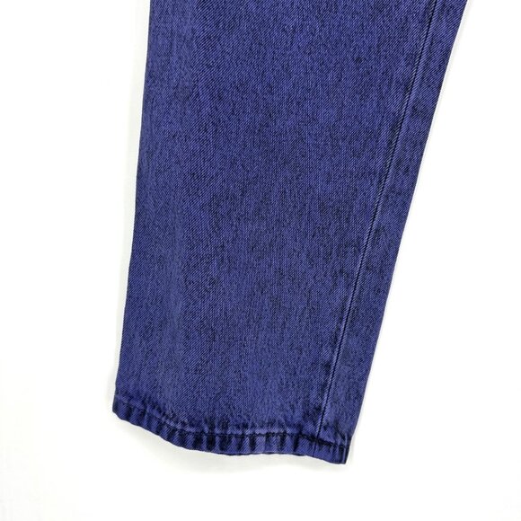 Marc Jacobs Turn-Up Overdye Straight Leg Jeans Violet Purple Size 27 - Picture 4 of 12